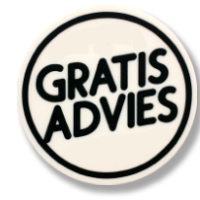 Sticker gratis adviesgesprek