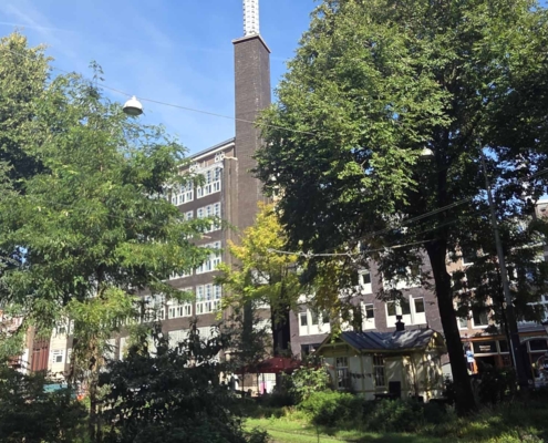 Burgwallen-Nieuwe Zijde-telegraaf-gebouw