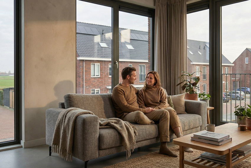 Gelukkige huiseigenaren